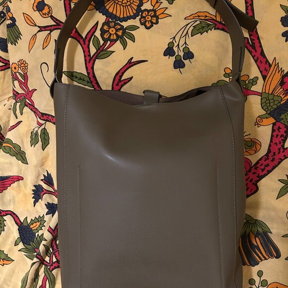 Leather Everlane Studio Bag Purse Olive Green - Picture 9 of 9